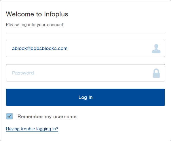 Infoplus Commerce Login E Login